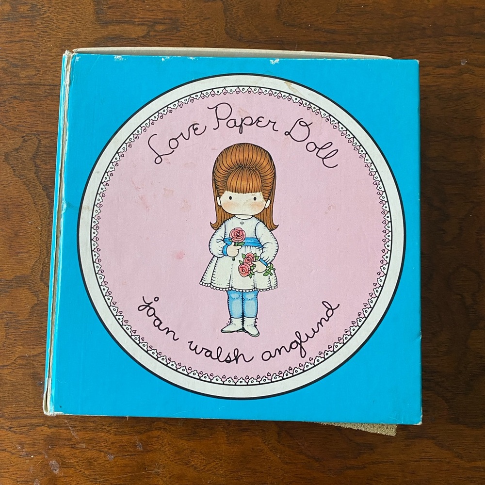 Rare Joan Walsh Anglund Love Paper Doll set vintage 1975